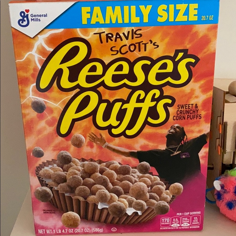 Travis Scott’s Family Size Reese’s Puffs